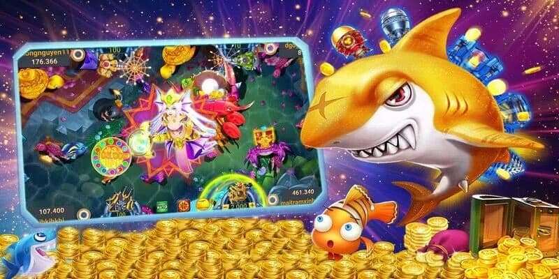 Bắn cá Hải Vương mang lại nhiều phần thưởng lớn